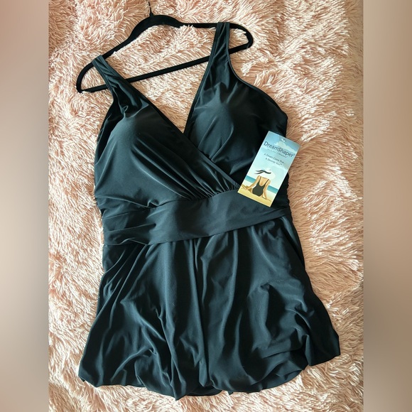 Miraclesuit Other - NWT: Dream Shaper by Miraclesuit 1-piece Swim Dress Size 24W